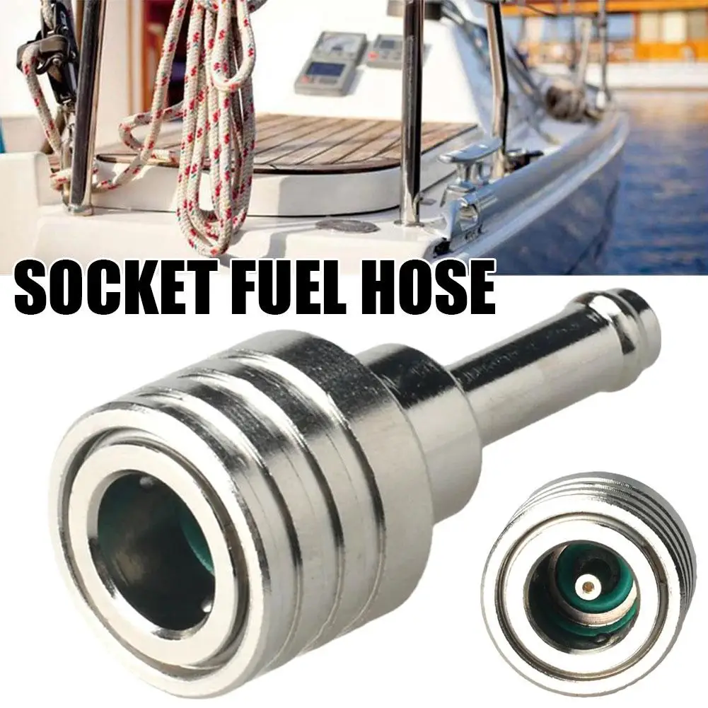 65750-95500 Stainless Steel Fuel Socket For Suzuki Outboard Motor 15HP 30HP 40HP Fuel Pipe Socket 65750-95510 Boat Engine P A4P8