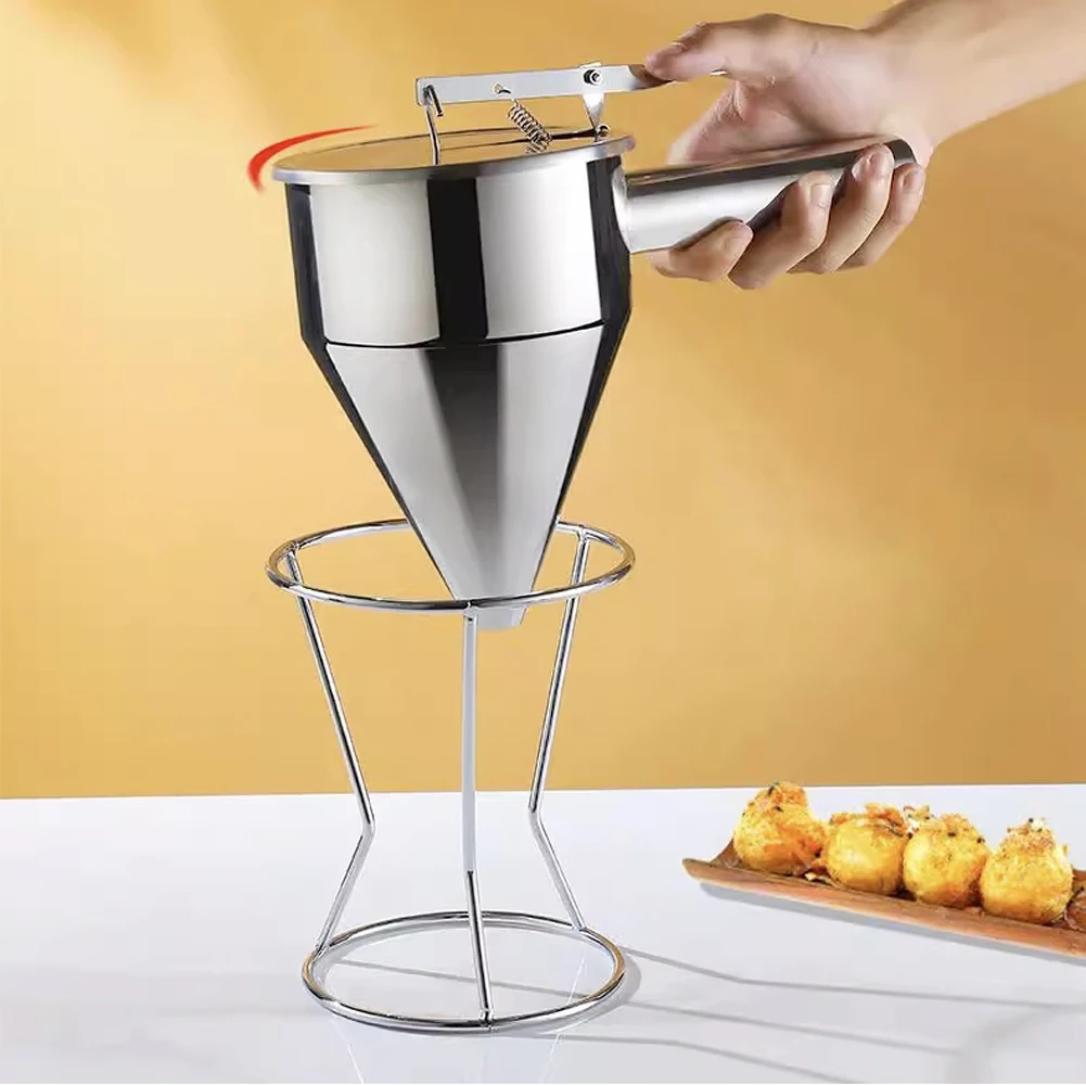 https://ae01.alicdn.com/kf/Sf69bca98b71e40d980663a34a22f4ae4a/Food-Grade-Batter-Dispenser-Pancake-Maker-Donut-19mm-Pastry-Funnel-Detachable-Ergonomic-Handle-With-Stand-Cup.jpg