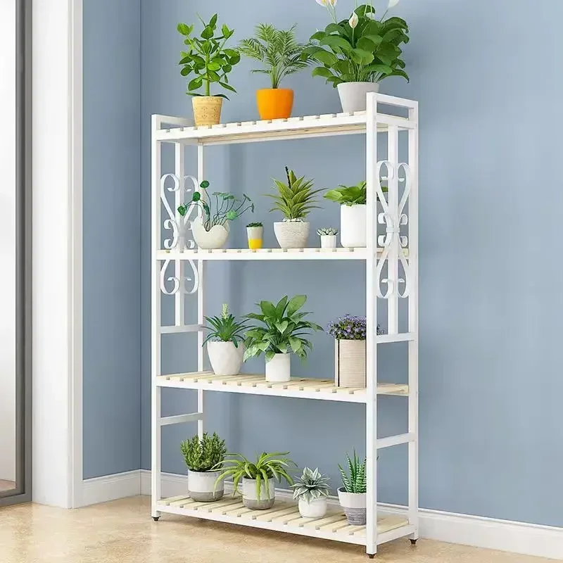 Display Metal Plant Shelf Rack Tiered Outdoor Square Universal Plant Shelf Rack Flowers Luxury Bitki Rafları Garden Furniture
