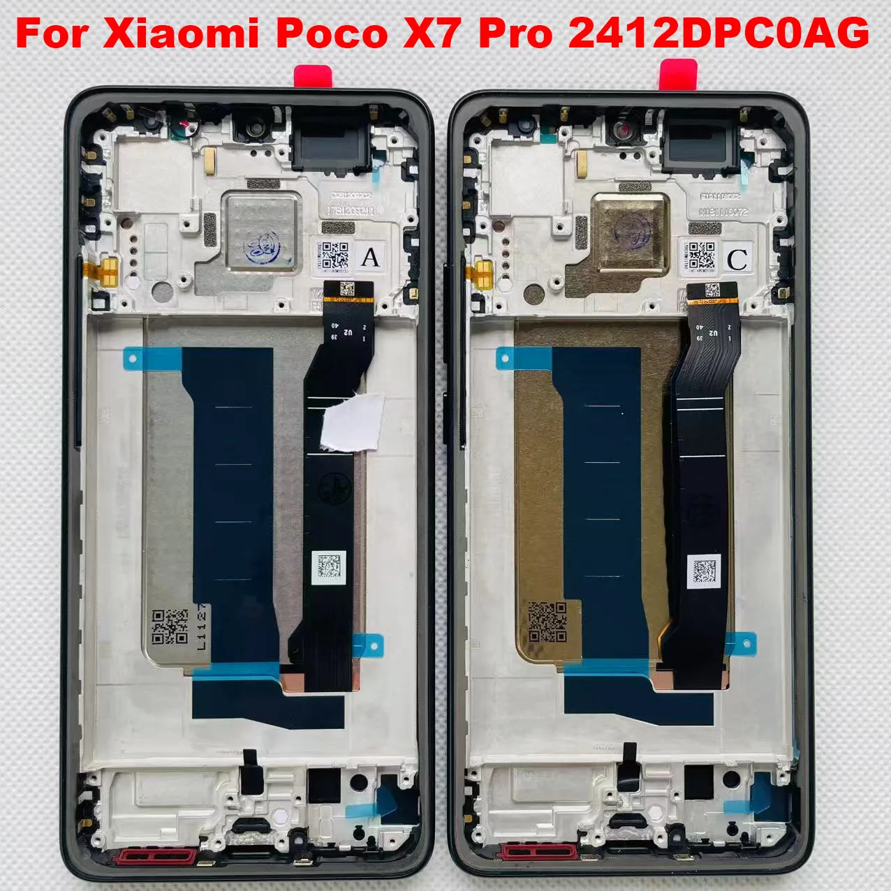 6.67'Amoled Original 120Hz For Xiaomi Poco X7 5G 24095PCADG/ X7