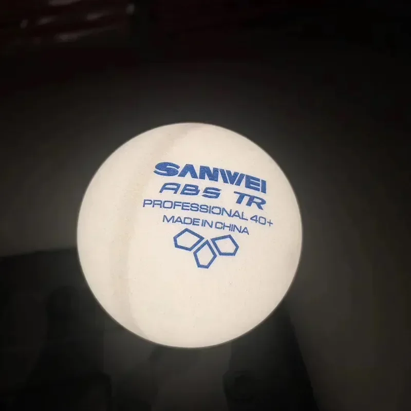 Description Picture 4 of itemOriginal SANWEI-ABS TR 3Star 100PC Table Tennis Balls Ping Pong Balls 40+ Plastic White Ping Pong Balls for Training