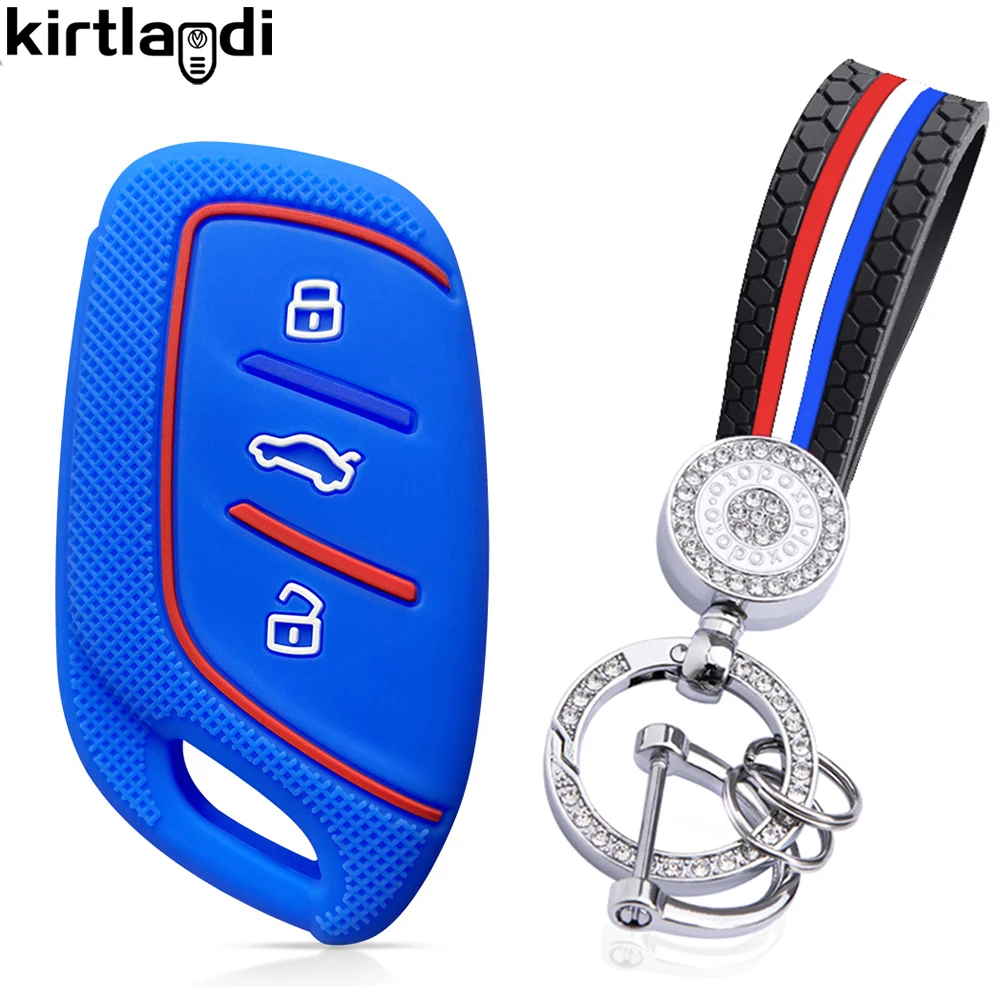 Premium Silicone Car Key Protective Cover - Sleek and Durable Design