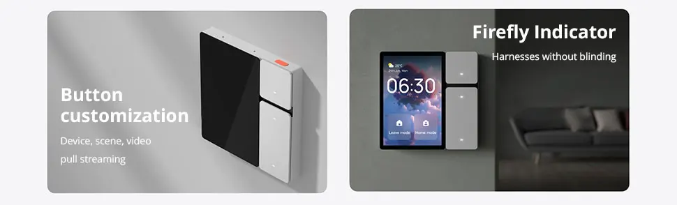 Tuya WiFi Smart Central Control Panel with 3.5-in LCD Screen Built-in IR Remote