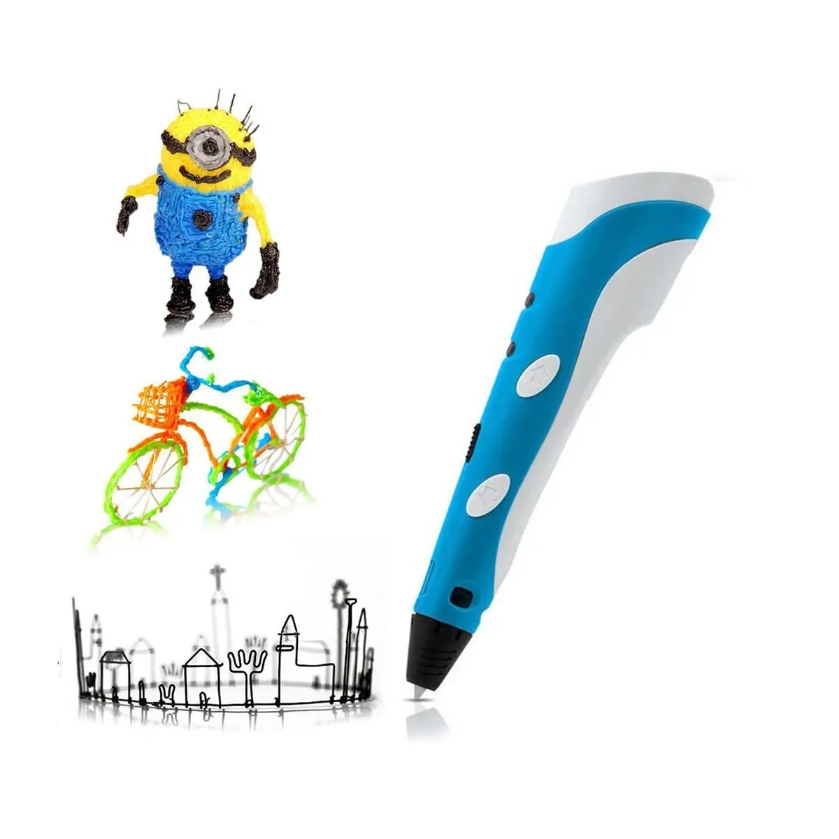 Creative 3D Printing Pen for Kids - DIY Art Tool with ABS Filament for Design and Drawing