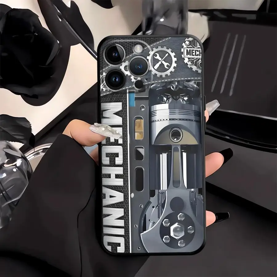 Mechanical Power Phone Cover Case