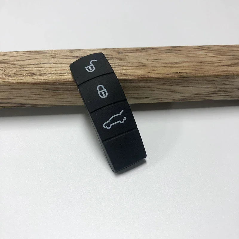 Key Button Pad Replace Fit for Porsche Cayenne Panamera Cayman Macan Boxster 718 Silicone Remote Keyless Shell Middle Button key case car key shell car remote key car key key shell