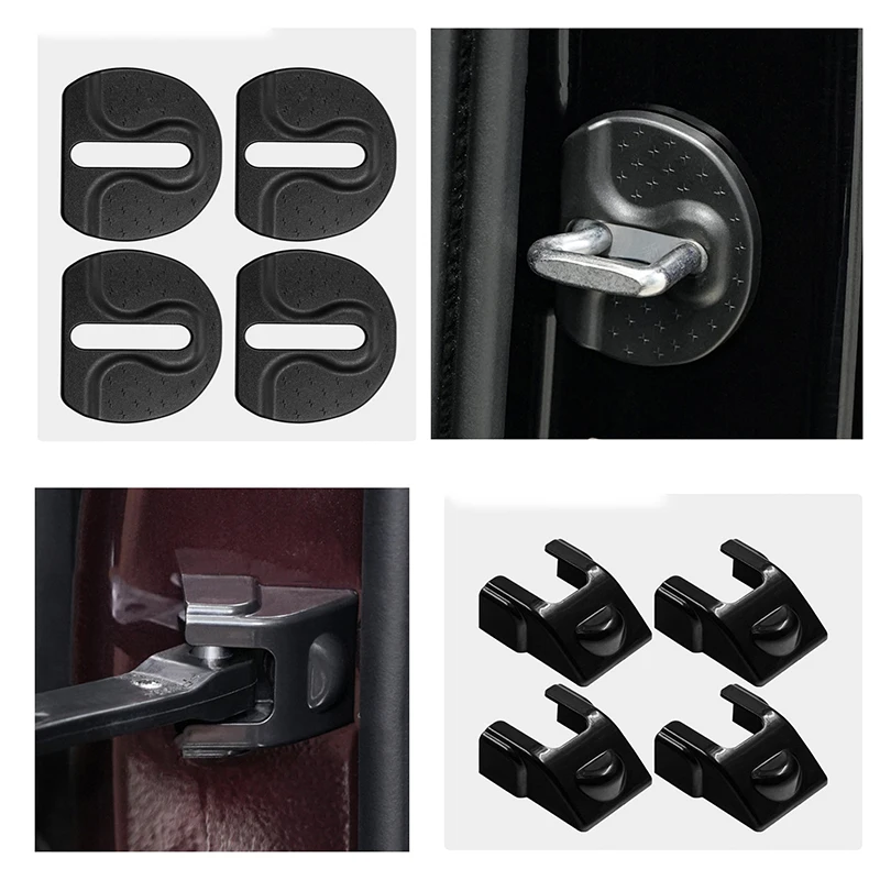 Enhanced Car Door Lock Cover and Stopper Protector - Anti-Rust Protective Trim Accessories