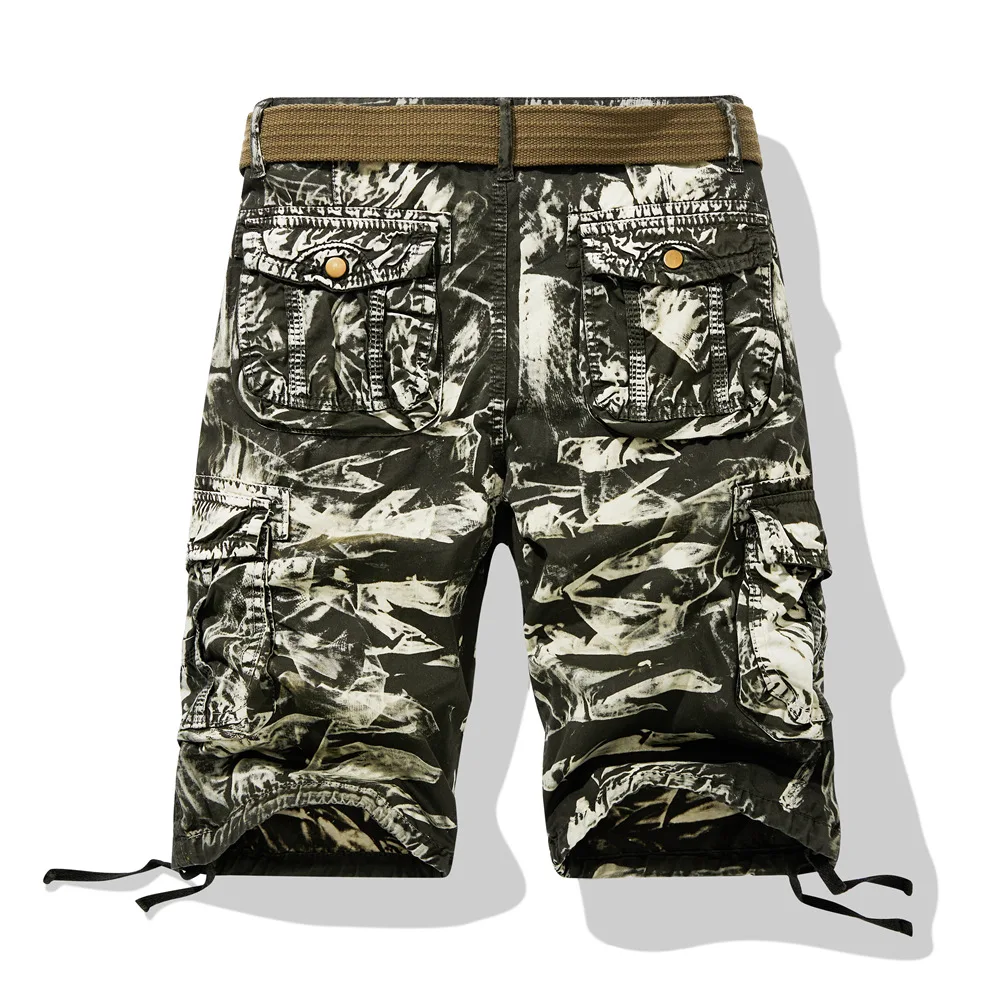 Men's Wholesale Summer Loose Casual Camouflage Work Shorts Large Size Multi-pocket Men's Five-point Pants