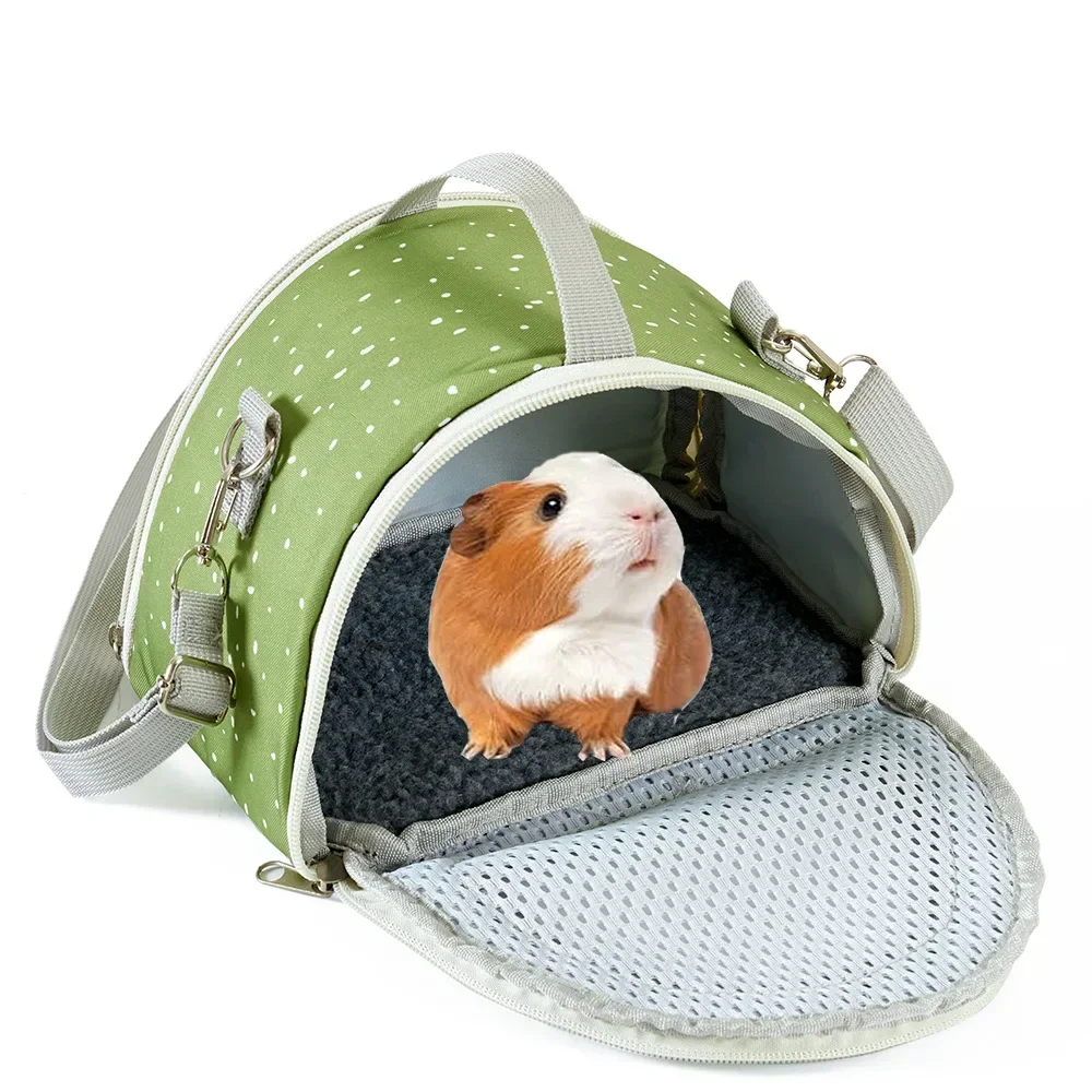 Small Pet Carrier Breathable Pet Carrier Bag for Small Hamster Guinea Pig Rabbit Comfortable Travel Tote for Sugar Transport pet carrier
