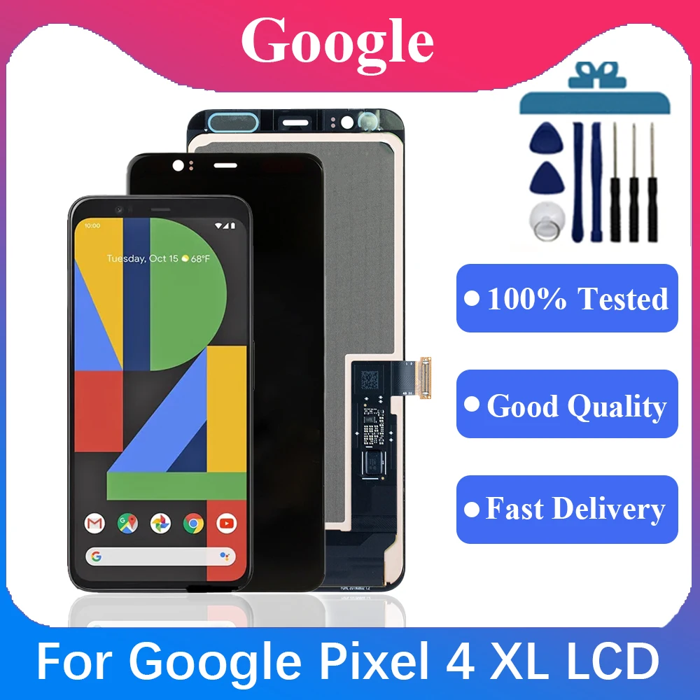 

Original For Google Pixel 4 XL LCD Screen Display Touch Panel Digitizer Screen For Google Pixel 4XL XL4 G020 ,G020P LCD Display