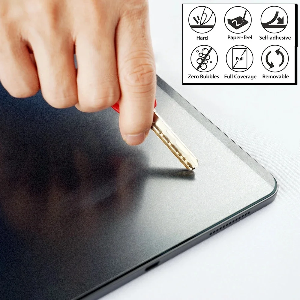 Filme Protetor Removível para Lenovo Xiaoxin Pad Pro Sentir Papel Filme Magnético 127 in Tb371fc - Imagem 6