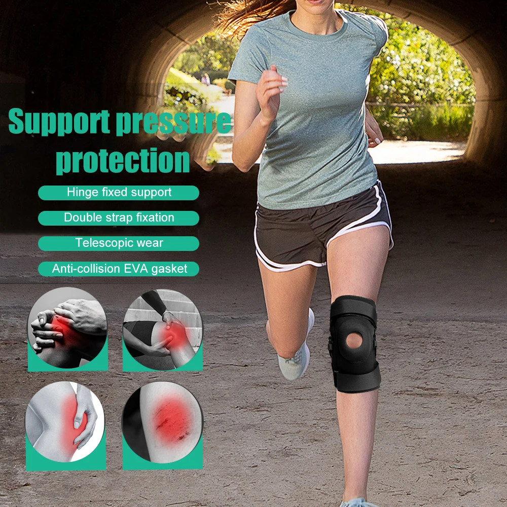 Sports Support de genou Patella Ceinture Bandage élastique Ruban Sport  Strap Genouillères Protecteur Bande Soccer Basketball Sports Genouillère