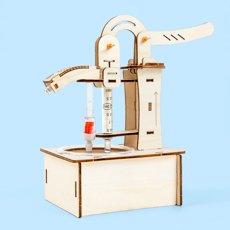 Wooden DIY Hand Pump Well STEM Educational Science Experiment Kit