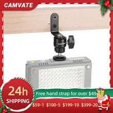 

CAMVATE 360° Swivel Ball Head Support With 1/4"-20 Screw Connector + L Type Wall Mount For Surveillance /Monitor/Smartphone New