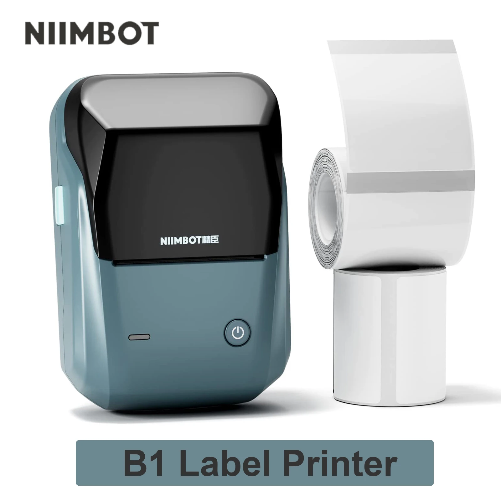 Niimbot B1 przenośna drukarka etykiet z 3 rolkami za $25.98 / ~102zł