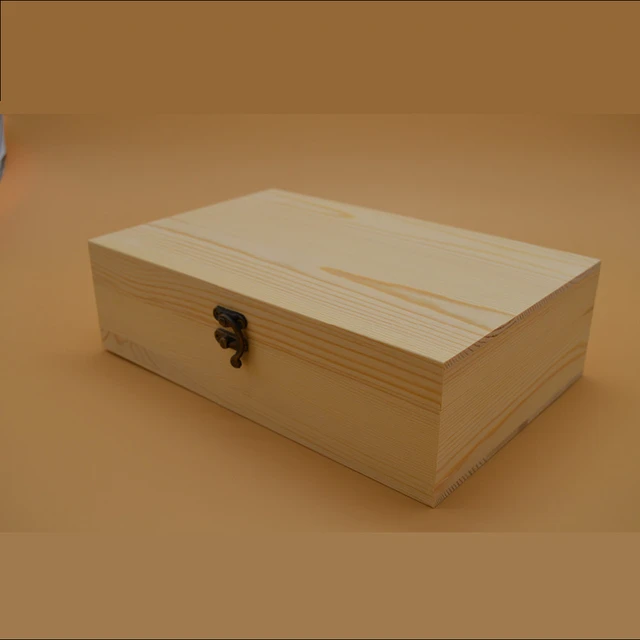 New Rectangular pull-out solid wood box storage box gift box small wooden  box wooden box custom - AliExpress