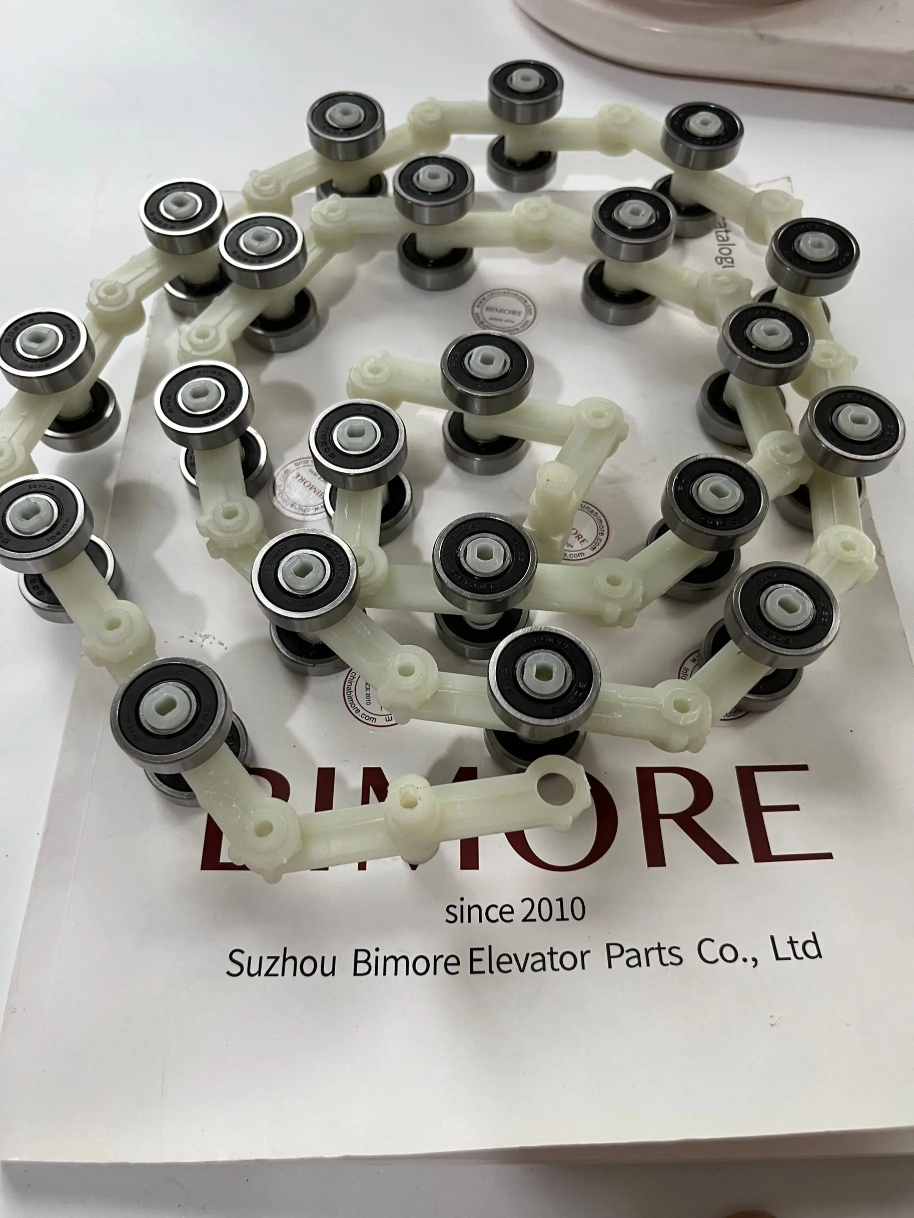 Escalator Handrail Newel Chain Rotary chain Reverse chain 22 sections