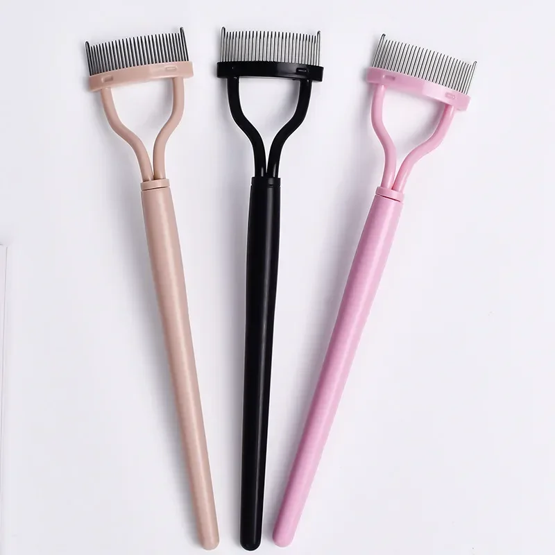 Portable Eyelash Brush Comb Stainless Steel