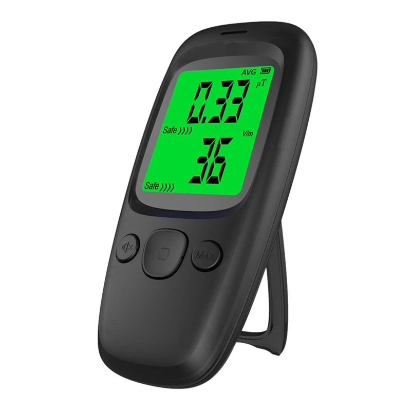 

1 Piece Electromagnetic Radiation Detector Emf Meter Handheld Counter Emission Dosimeter Plastic