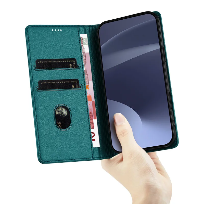 Luxury Flip Phone Case - Leather Wallet Cover