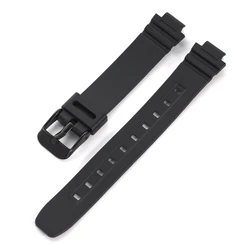 Black Waterproof Resin Strap for Women's Sports Watch - Premium Replacement Accessory (Black02)
