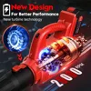 Powsawer 21V Cordless Leaf Blower Electric Snow Blower Dust Blower Clean Tool Electric Air Blower Vacuum Clean Blow For Garden 5