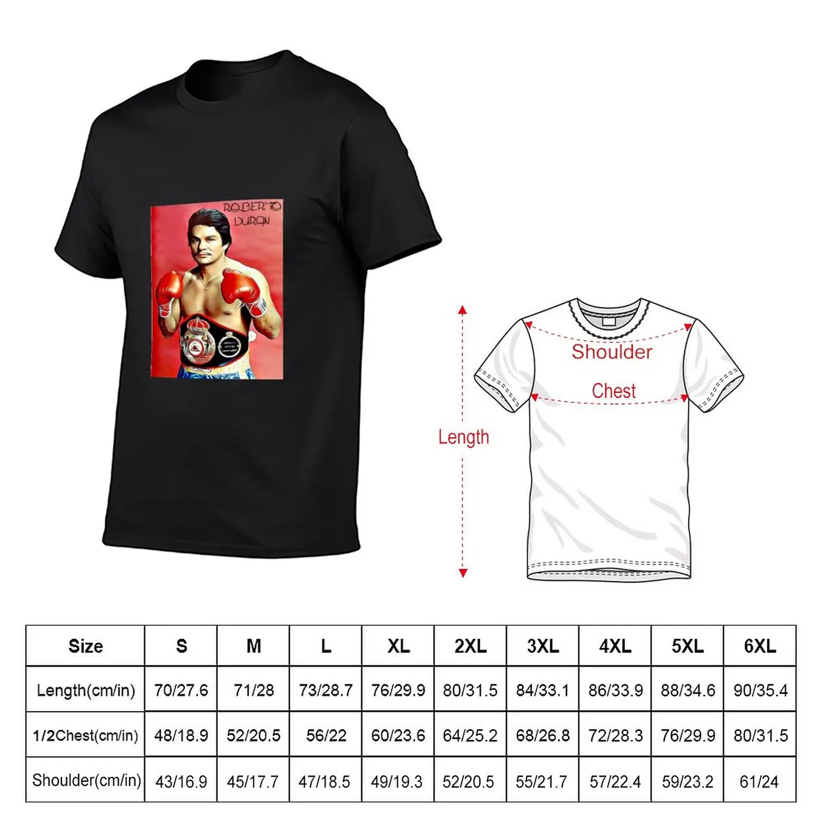 New roberto duran T-Shirt Oversized t-shirt shirts graphic tees custom t shirts design your own t shirt men
