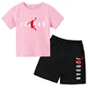 Kids' Activewear Boys Girls Teen Summer Short Sleeve Tops Kids Casual Sun Rice Fashion Short T Shorts Outdoor Tracksuit 3
