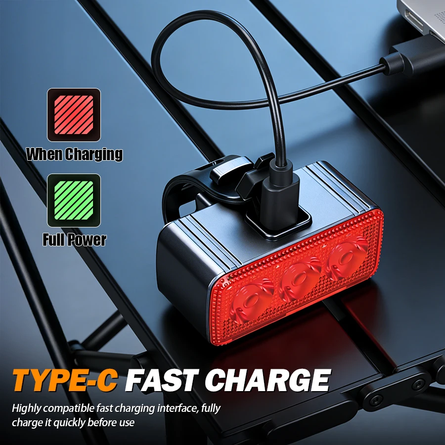 Enhanced Bike Light Set - Premium LED Front and Rear Lights