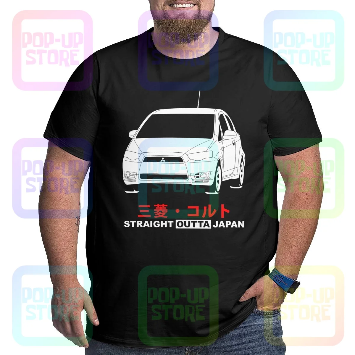 Mitsubishi Colt Ralliart 5 Door Z30 08 11 футболка большого размера мягкая Ретро хипстерская