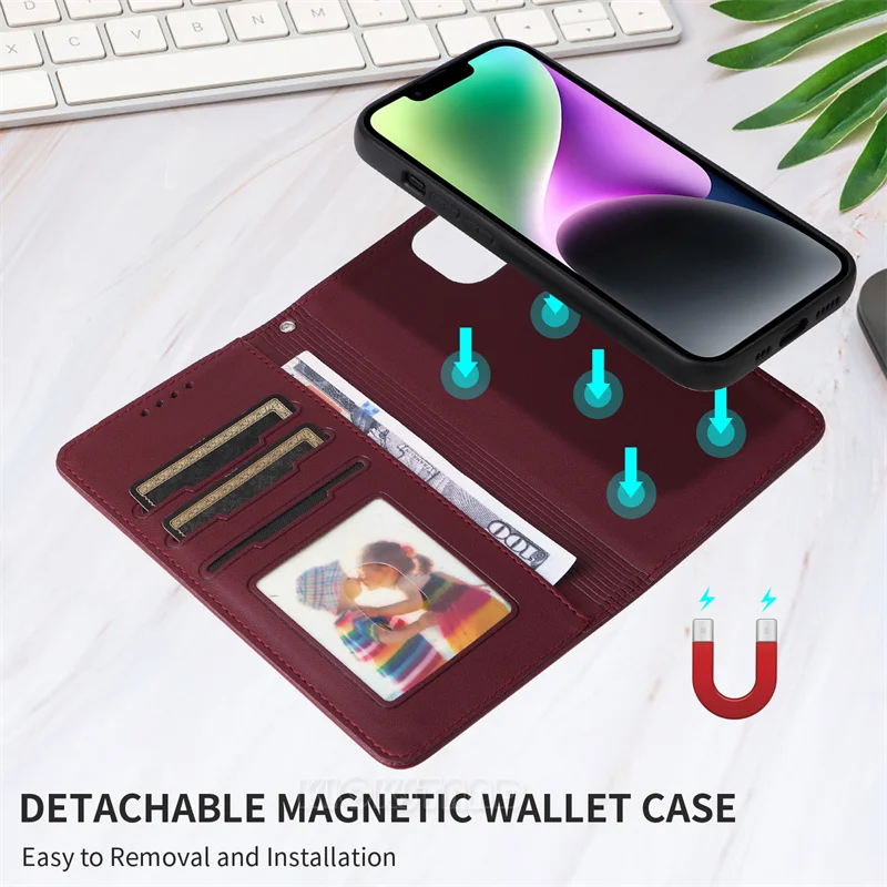 CXTcase Cover Xiaomi Redmi Note 13 Pro 5G, PU Pelle Custodia per Xiaomi Redmi Note 13
