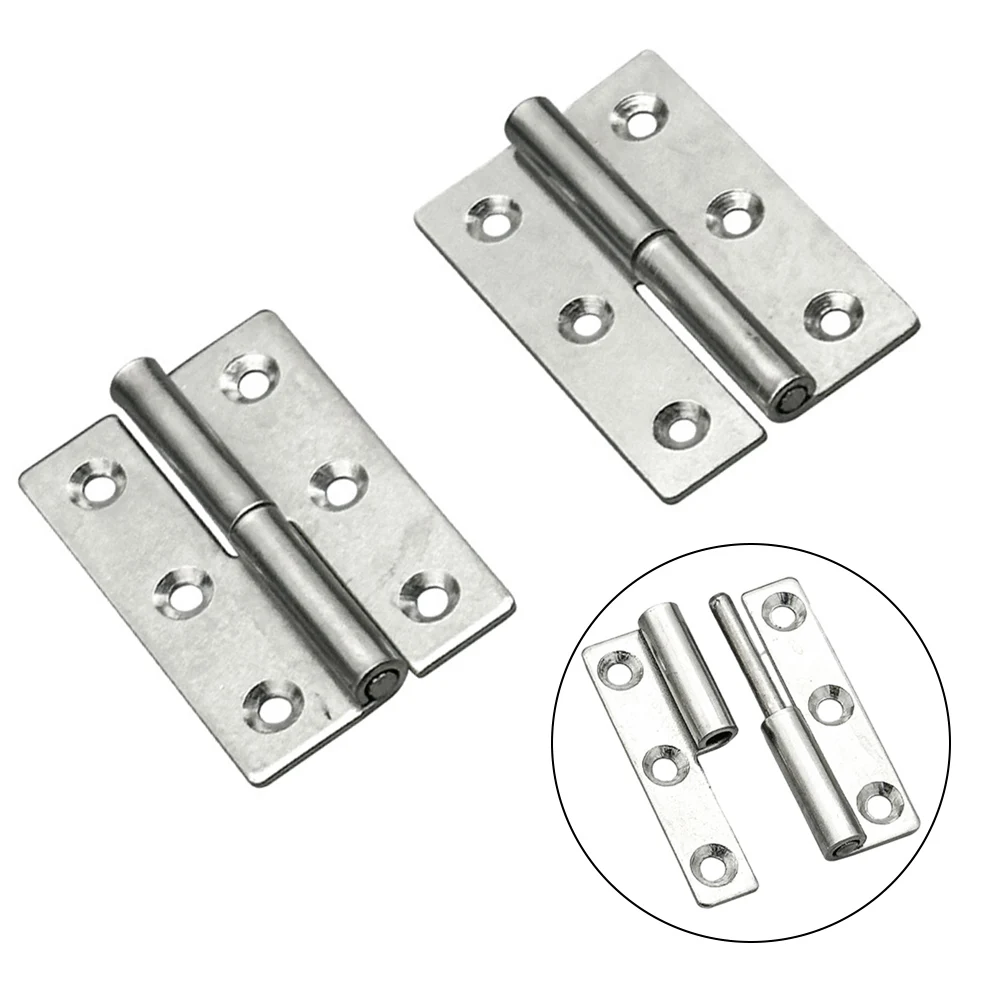 Detachable Hinge Stainless Steel Stripped Hinge Slip Joint Stainless Door Connector Removable Industrial Hardware