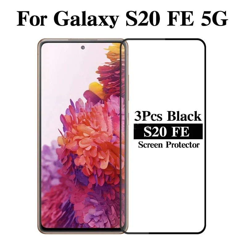 

3 шт. защитное закаленное стекло для Samsung Galaxy S20fe 5g, Защитная пленка для экрана Galaxy S20 Fe S 20fe GalaxyS20, пленка
