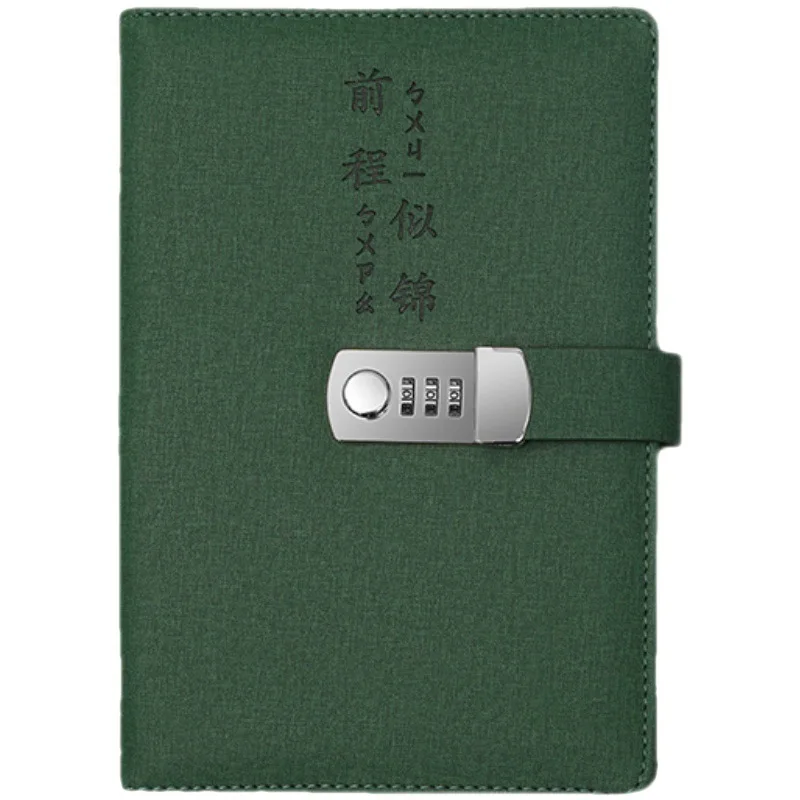 성인용 번호 일기장, 절묘한 잠긴 손 원장, 학생 노트북, 번호 잠긴 노트북