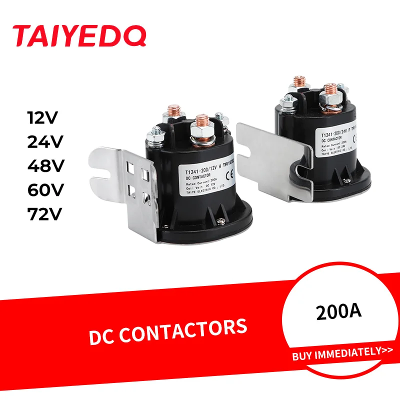 Capacidade de Comutação para Contatores de Empilhadeira Contator de Bomba dc T1241200 12v 24v 48v