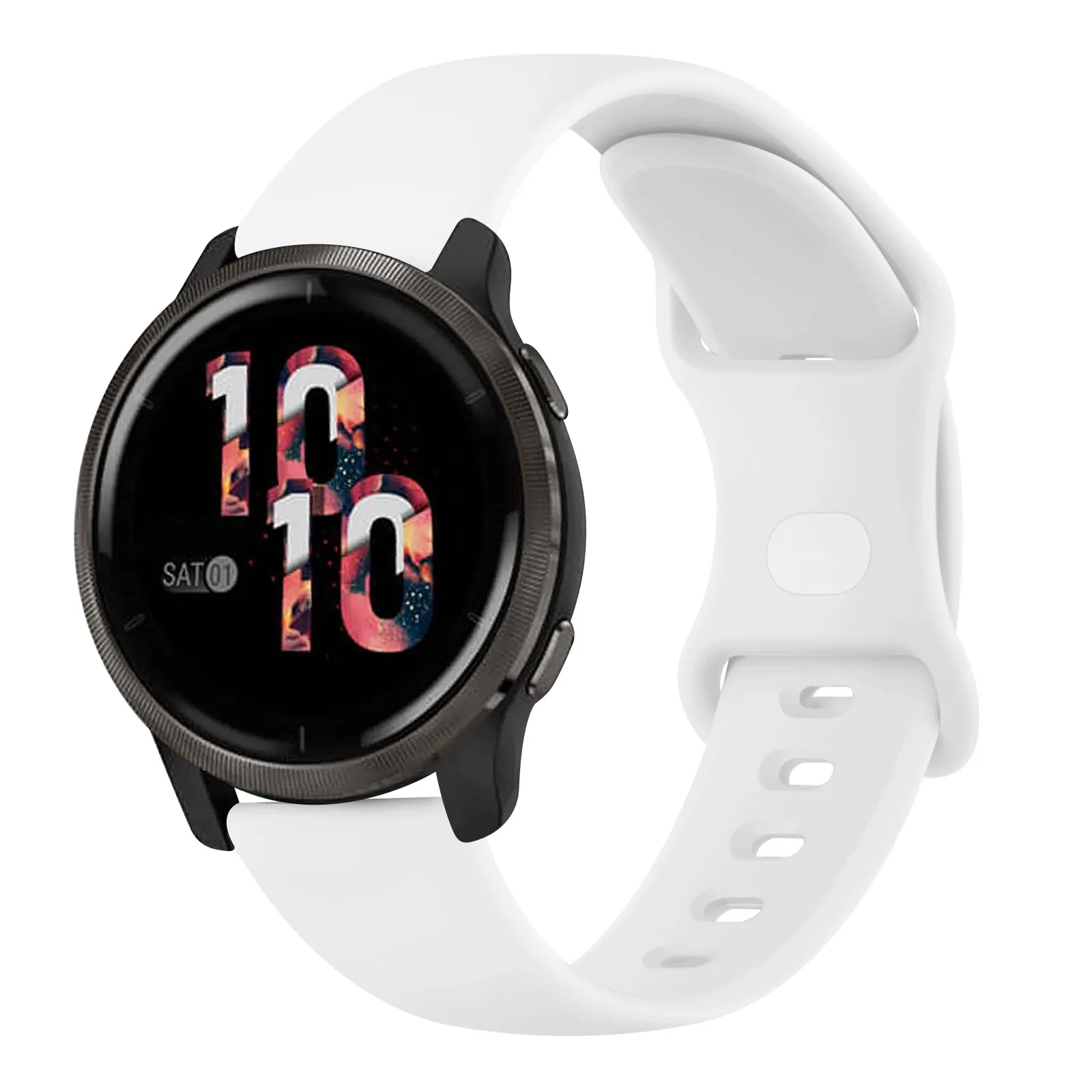 Versatile 20mm Silicone Watch Strap - Durable & Stylish Wristband Replacement
