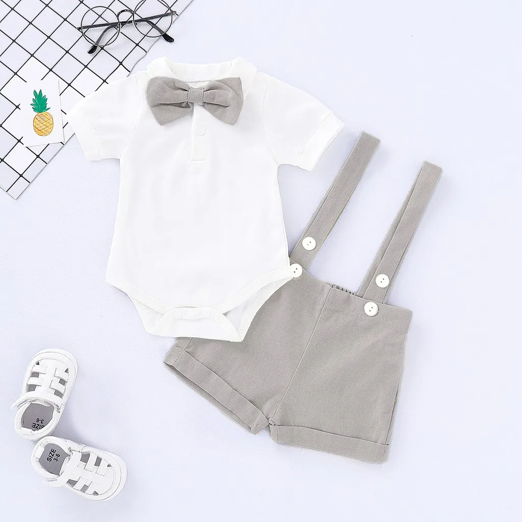 Toddler 018 Months Baby Boy Outfit Gentlemen Suit Wedding Party Set
