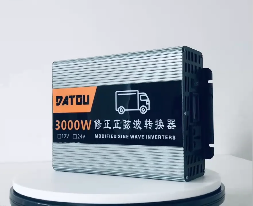 3000W 개조된 사인파 인버터 DC 24V  220V 피크 6000W 배터리, 트럭용