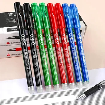 12 pz/set Penna Cancellabile Creativa di Grande Capacità 0.5mm Multi-colore Inchiostro Esame di Scrittura Penna Neutra Forniture di Cancelleria Per Ufficio Scolastico 1