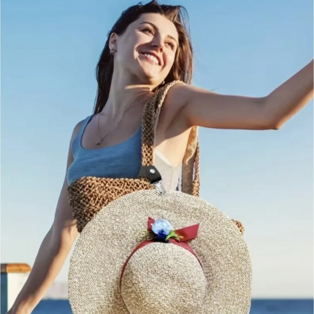 1PC Hat Clip for Traveling Hanging on Bag Handbag Backpack Luggage for Adults Outdoor Travel Beach Accessories