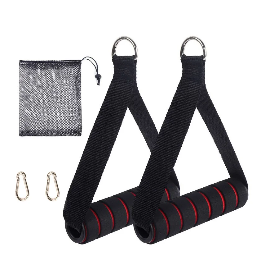 Lat Pull Down Grip Bodybuilding Handle - Gym Pulley Accessories & Cable Attachments
