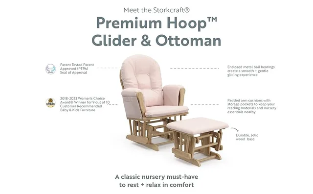 Tuscany Glider Stork Craft Glider Cushions Storkcraft Premium Hoop