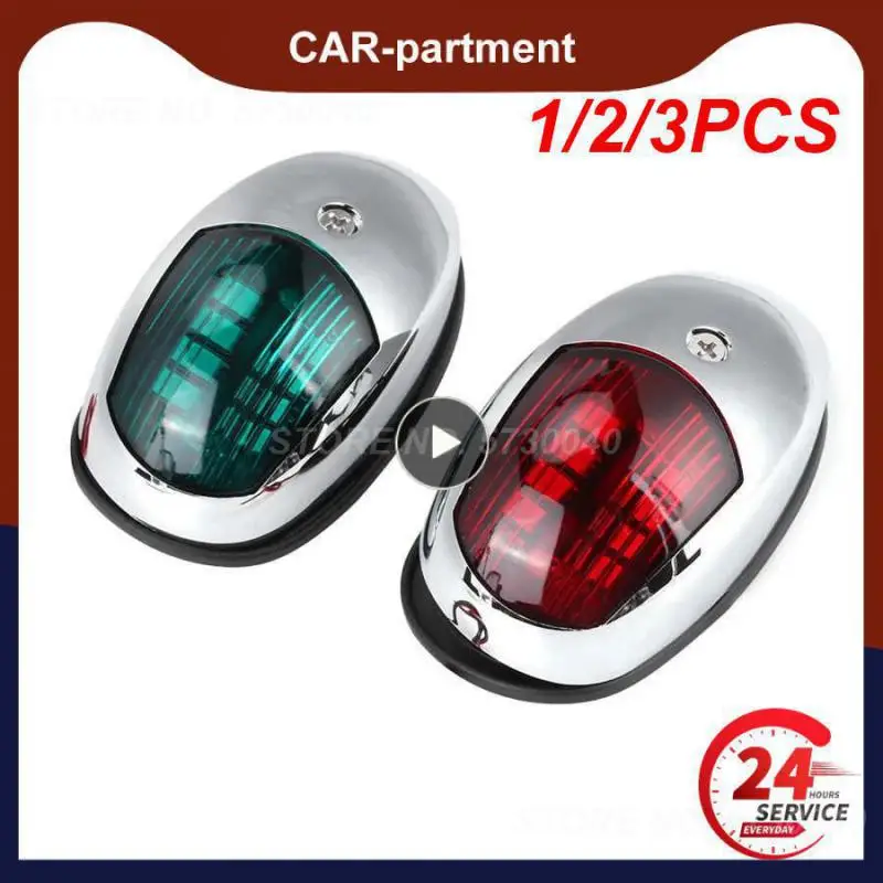 

1/2/3PCS Starboard Port Side Light Signal Warning Lamp For Marine Boat Yacht Truck Trailer VanSet LED Navigation Light 10V-30V