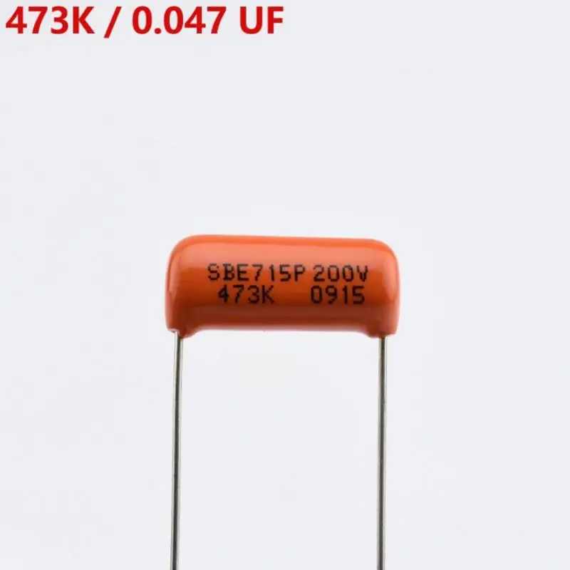 1Pc Chitarra Elettrica Volume Treble Bleed Kit Cap Single Coil Pickup Condensatore Acustico 0.047Uf 473J