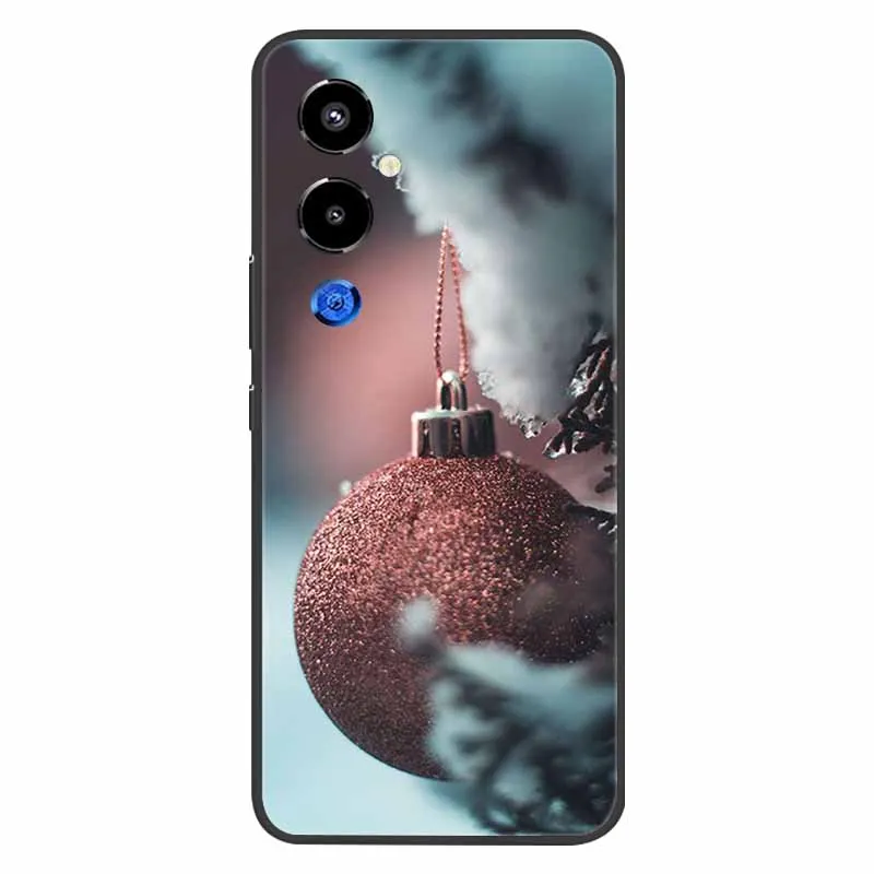 Christmas Silicone Soft TPU Phone Case - Festive Holiday Gift Cover