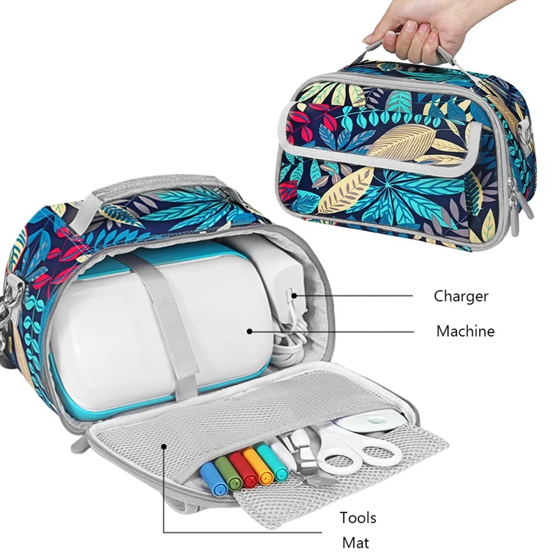 Protective Case For Cricut Joy Machine & Accessories Portable Storage Bag Carrying Case-ABSW 5