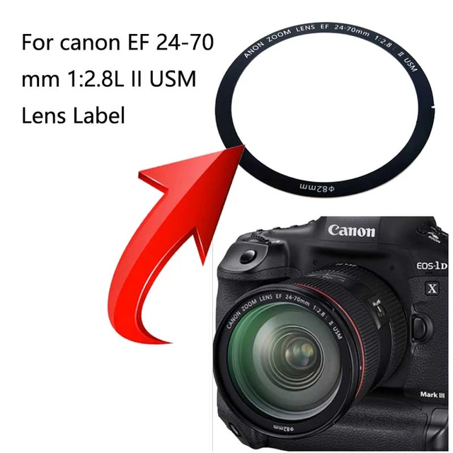 Canon ef 24-70mm 1:2.8 l ii usm用の装飾的なフロントレンズ圧力