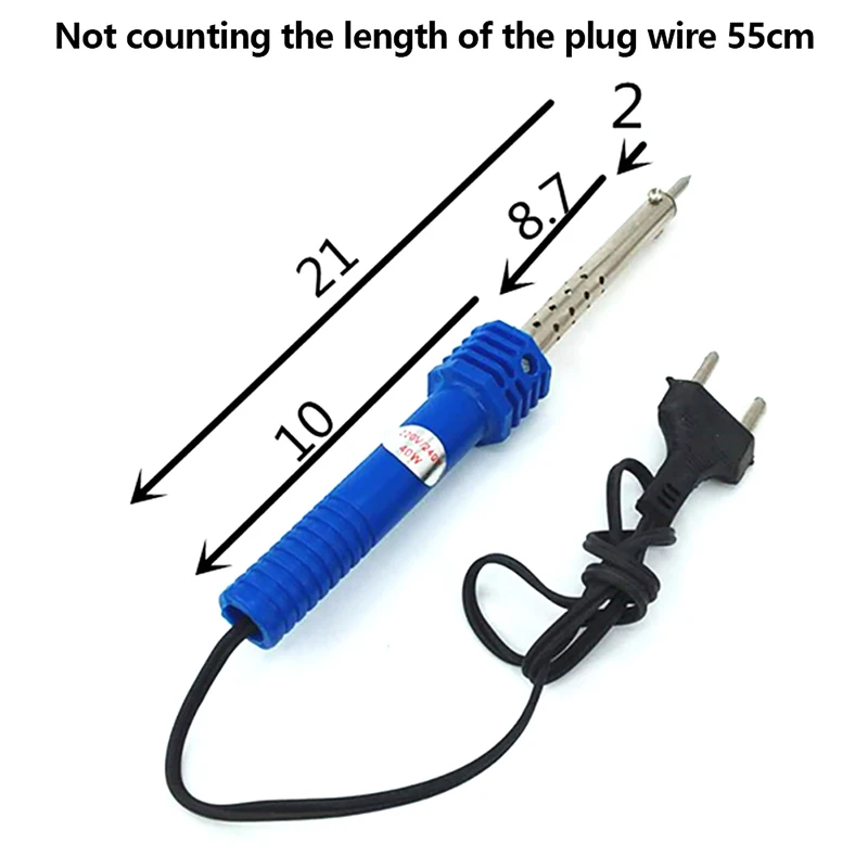 외부 가열 전기 납땜 다리미 펜 용접 키트, 전자 작업용 수리 도구, EU 플러그, 30W, 220V, 1PC