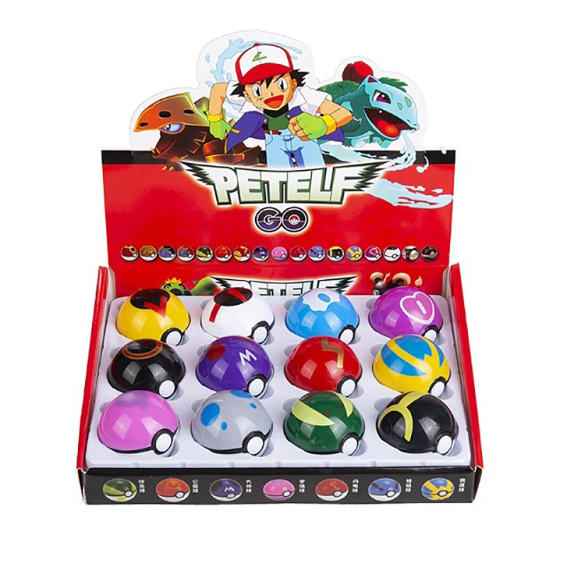 Mini Poké Mon 12-teiliges Pokemon Pikachu Action Poké Mon Go Modell Anime Puppe Kinder Festival Eltern Kind Interaktive Geschenkbox