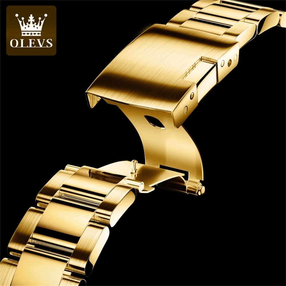 OLEVS 6638 Original Brand Classic Man Automatic Mechanical Waterproof Wrist Watch Chronograph